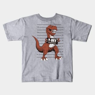 T-Rex Measure-up Cartoon Kids T-Shirt